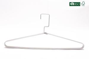 China Betterall Durable Common Low Price Flat Chrome Metal Shirt Hanger wholesale
