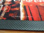 Thin No - woven Slip Wine PVC Rubber Bar Mat Custom Brand Logo Beer Drain Mats