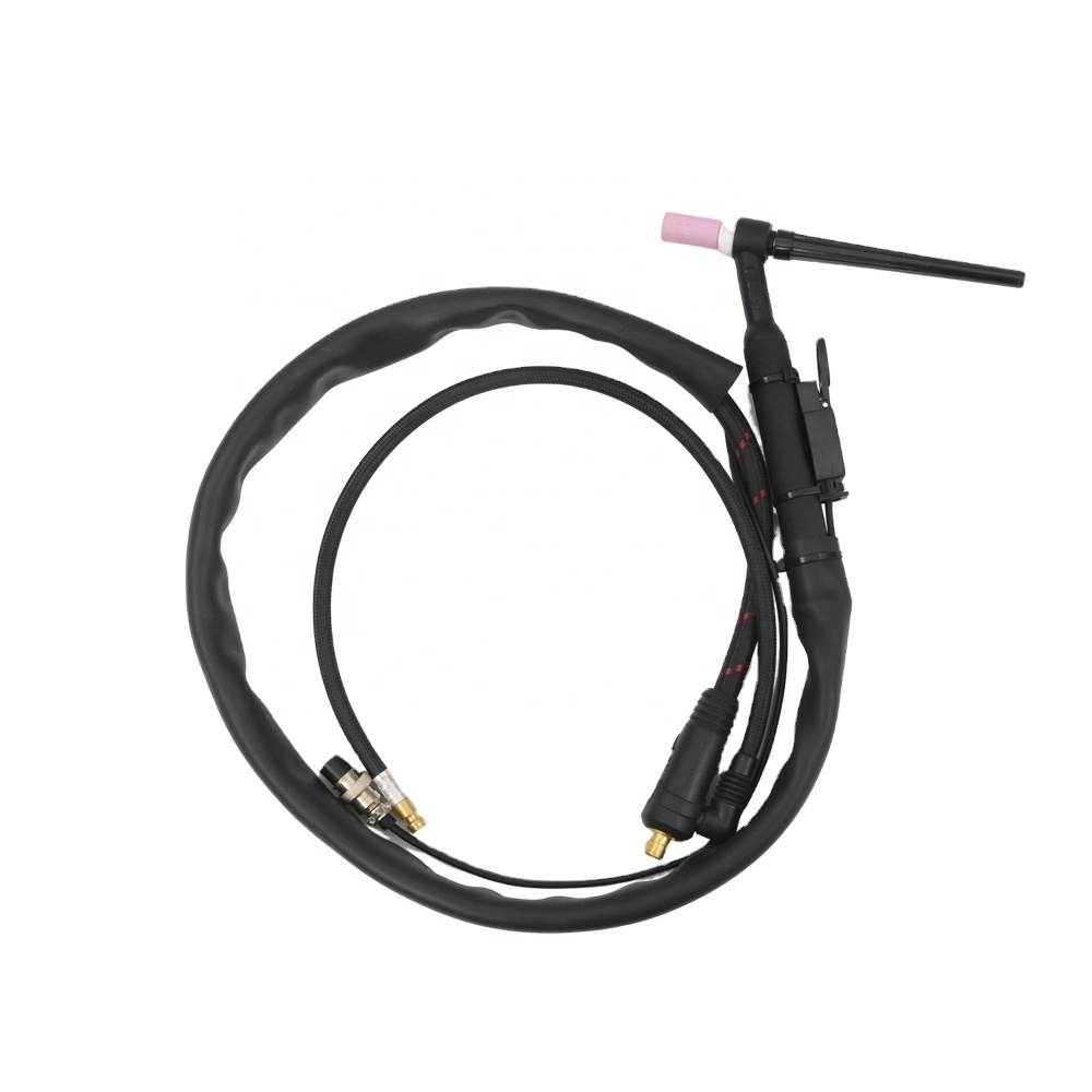 OBM Customized Support UPPERWELD WP9 10-25EU TIG Welding Torch With Integrated Cable