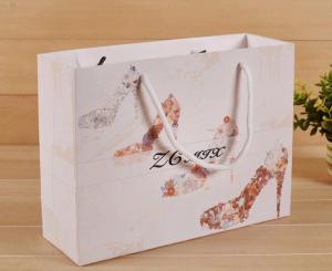 China Degradable Paper Shopping Bags Any Color Available For Grocery / Food Packaging wholesale