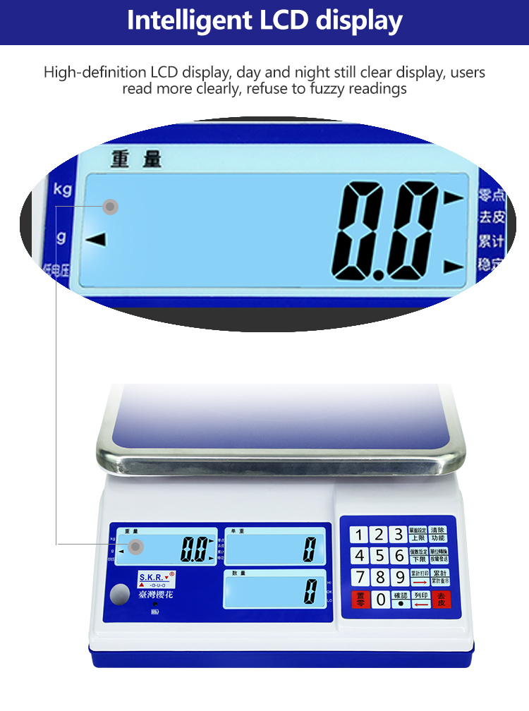 OBM Supported Multi-function Industry Weighing Scale with 300000 High Precision Balance