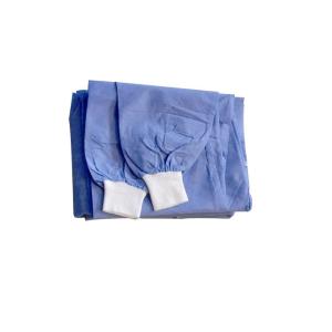 China Personal Protective Equipment 40g Non Woven Isolation Gown wholesale