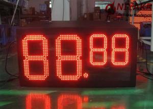 China Digital Electronic Led Fuel Price Signs 20 Inch 88.88 Format Weatherproof wholesale
