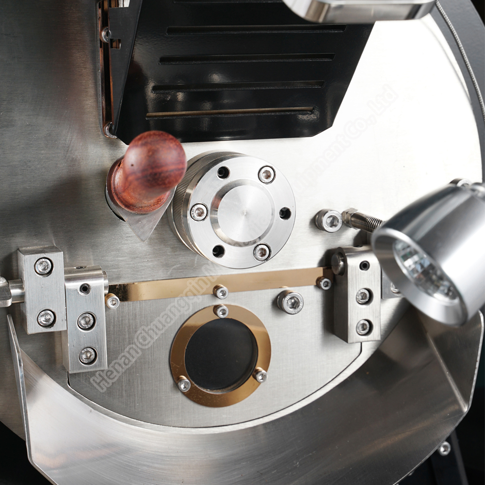 Automatic 30kg Commercial Coffee Roaster / 3.5kw Cocoa Bean Roaster 304 Stainless Steel