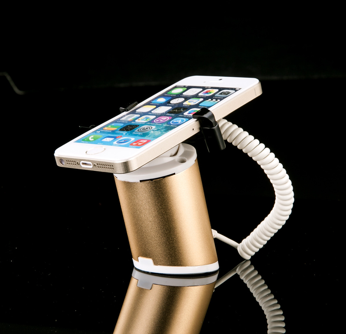 COMER security cell phone anti lose alarm for anti-theft device retail shop alarm,cable lock
