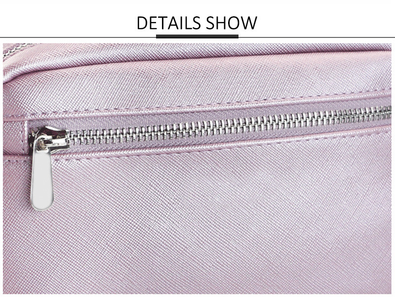 Multifunctional Waterproof L20cm PU Cosmetic Bag