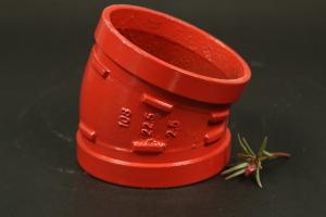 China 22.5 Victaulic Reducing Elbow Threaded 3mm Wall Thickness wholesale