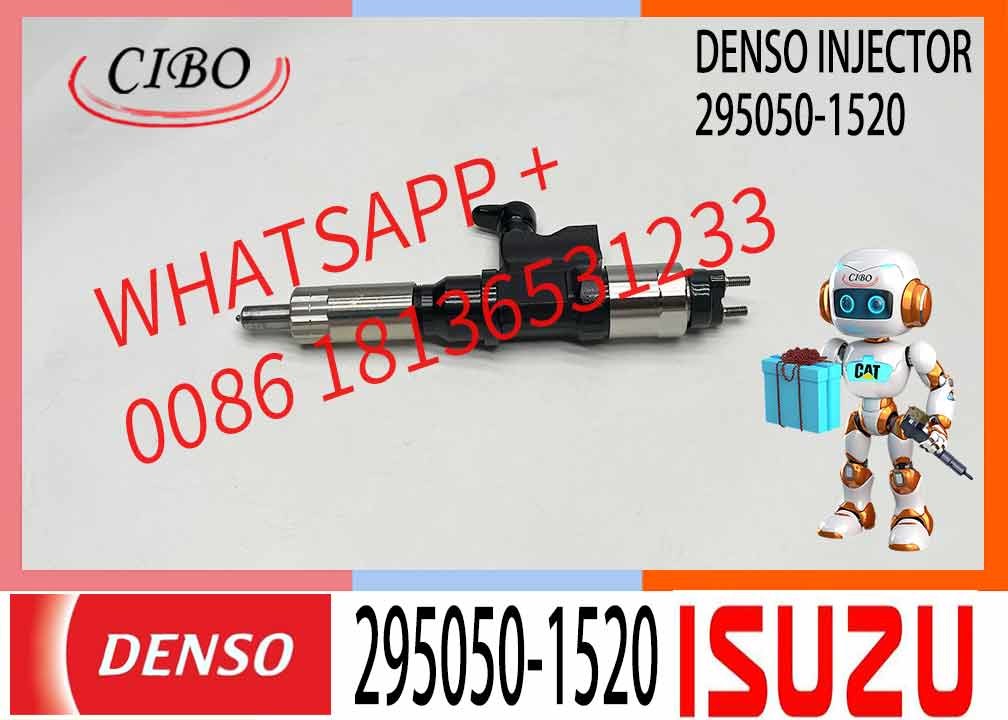 Common rail diesel fuel injector 295050-1520 8-98243863-0 for ISUZU 4HK1 6HK1 Hitachi ZX250-5A