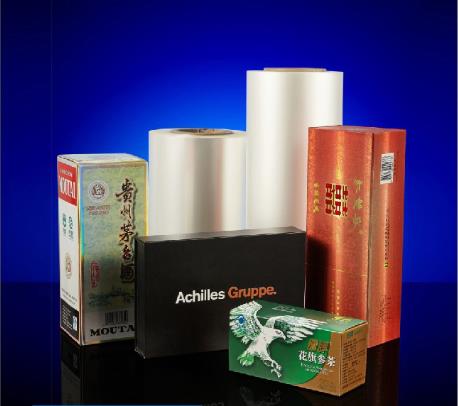 Bopp Thermal Lamination Film Jumbo Roll Glossy for Customized Logo Branding Solutions