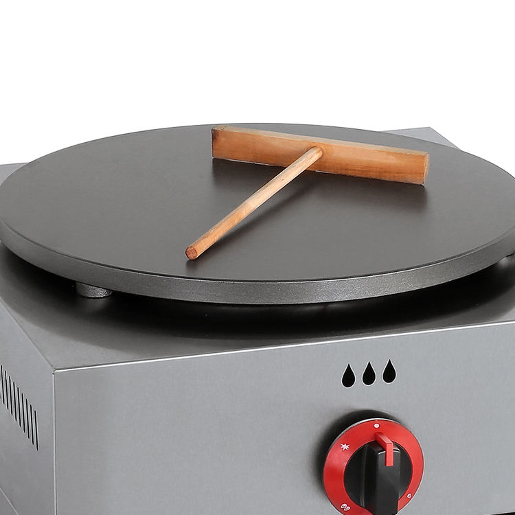 450*485*220mm Commercial Cast Iron Gas Crepe Maker for Pancake and Crepe Production