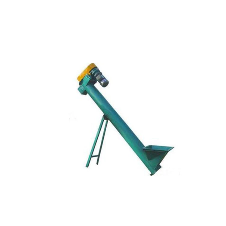 Plastics Granule Auxiliary Machine Small Inclined Screw Conveyor Spiral Feeder