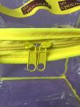 Sewing Clear Printing PVC Packing Bag / Big Yellow Promo PVC Zipper Bag