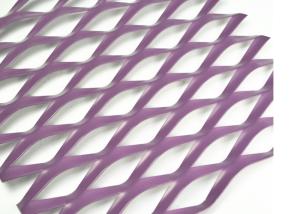 China Curtain Walls Aluminum Expanded Mesh LWD115mm X SWD40mm PVDF Finished wholesale
