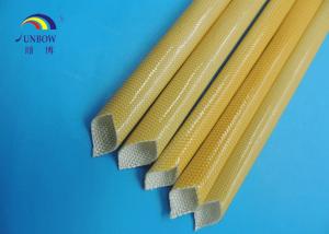 China Oil resistance Polyurethane fiberglass Sleeving for F class insulation wholesale
