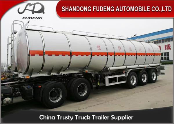 30000 to 60000 Liter Fuel Transport Trucks , Petrol Gasoline Edible Oil Tank