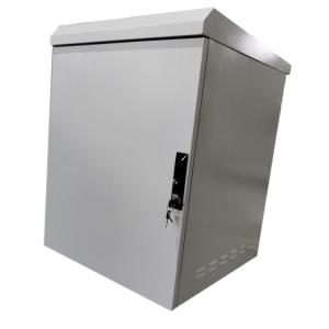 China IP65 14U Outdoor Telecom Cabinet Powder Coating Finish wholesale