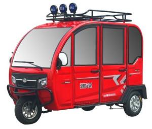 China Solar Electric 60V 800W Passenger 40km/H Cabin Tricycle wholesale