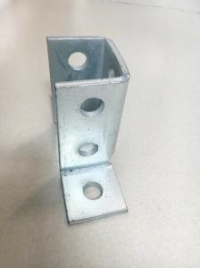 China 12 Gauge 1-5/8 In. Corrosion Resistant Zinc Plated Steel Strut Channel Fittings wholesale