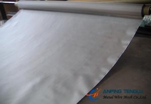 China 35X190mesh Plain Dutch Weave Stainless Steel Wire Mesh, 74um Aperture wholesale