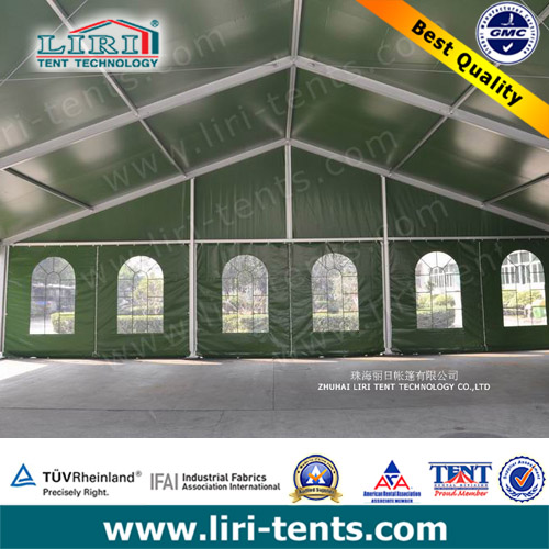 Large Green Camping marquee 15m for group camping supply in China