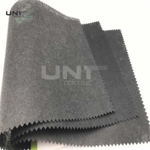China Polyester Viscose Cut Away Embroidery Interlining Black Nonwoven Interlining wholesale