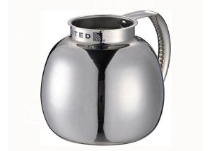 China 1500ml Stainless Steel Airline Arabic Coffee Pot ODM/OEM Metal French Press Coffee Maker wholesale