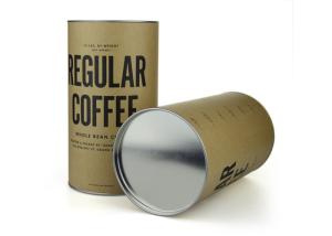 China Food Grade Wine Packaging Paper Composite Cans With Movable Metal Lid wholesale