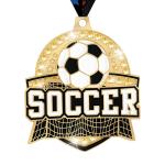 Customized Embossed Stock Soccer Awards Medals for Large Purchases