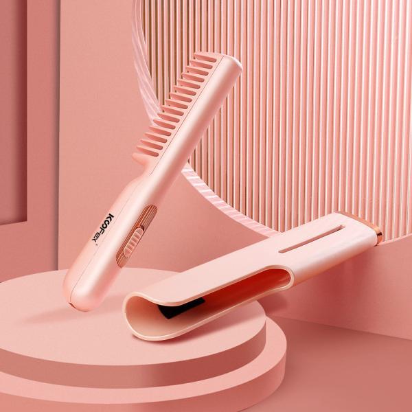 Antistatic Multiscene Ceramic Hot Hair Brush , 220V Interchangeable Hot Air