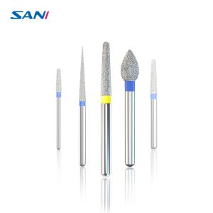 China Stainless Steel 5pcs/Box FG Dental Diamond Burs For High Speed Handpiece wholesale