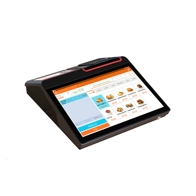 11.6/12.5 inch Android POS Device With Receipt Printer And LED-8/VFD/5"HD 2nd Display