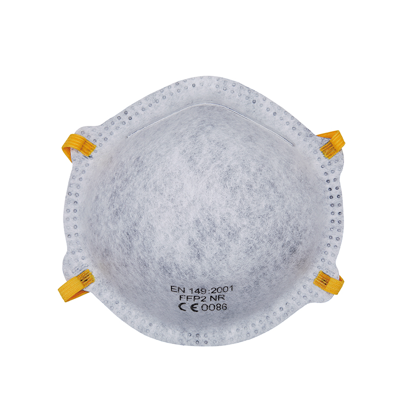 Cup Shape with earloop Non Woven Carbon Active Added Valved Face Masks EN 149 Certified