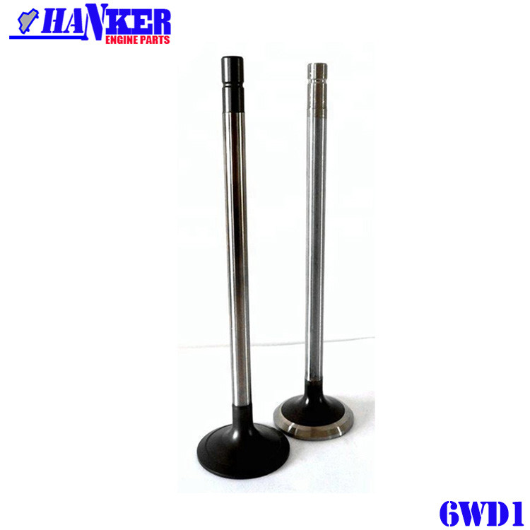 Corrosion Resistant Engine Intake Valve For Isuzu 6WD1 Metal Exhaust