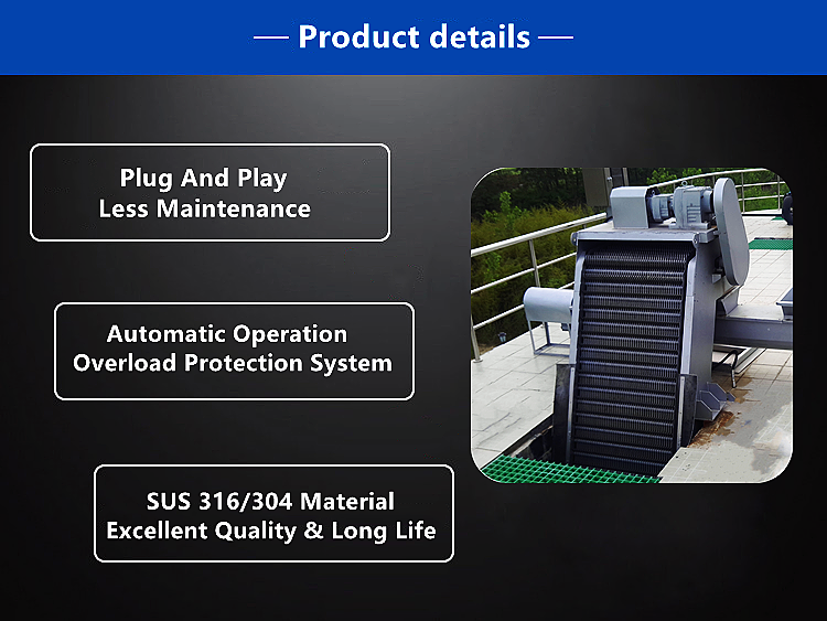 600 Kg Capacity Automatic Self Cleaning Rotary Drum Filter For River Water Treatment