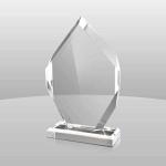 6'' Clear Diamond Acrylic Recognition Awards Trophy Plaque Customized Engraving