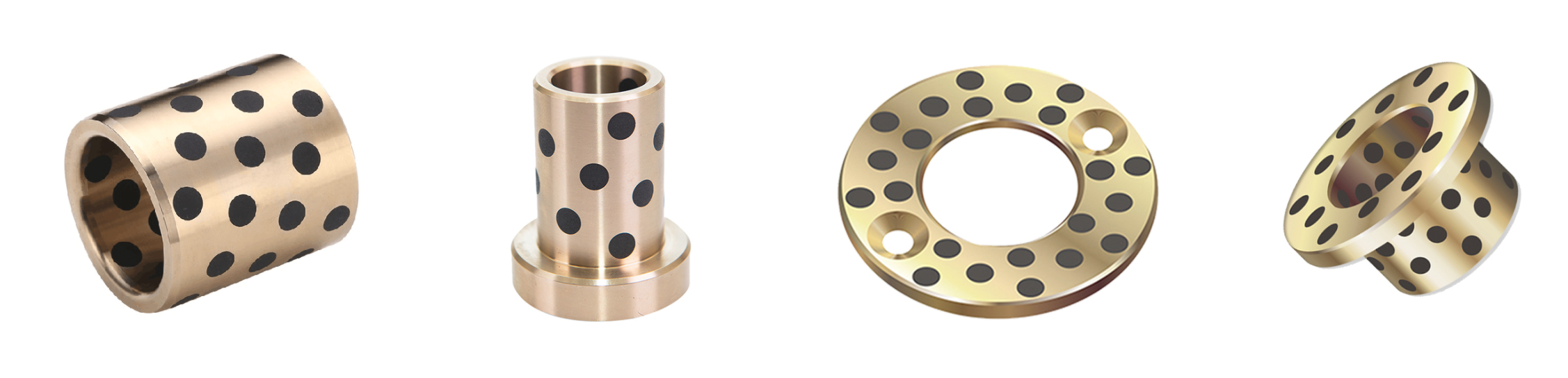 bronze thrust bearings self-lubricating graphite sliding plate