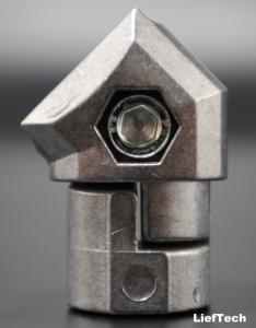 China aluminum 45 Degree Pipe Joint Fitting Industrial frame 0.052kg / pcs wholesale