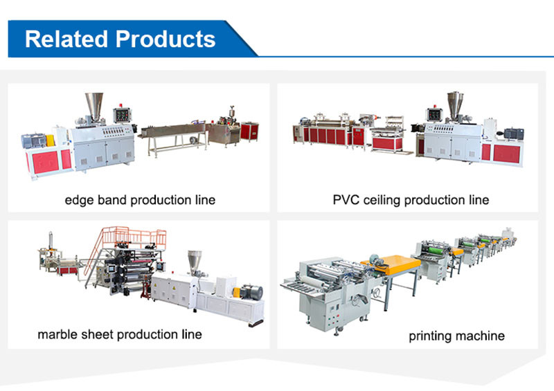 800 To 8500pcs/24h Artificial Stone Production Line Twin Screw Pvc Profile Stone Board Sheet Extrusion Line
