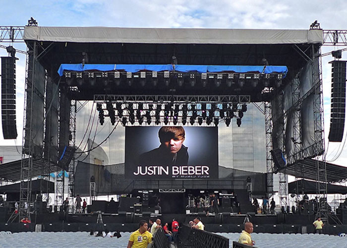 P4.81 Movable Outdoor Rental Led Screen Show Background Video Wall