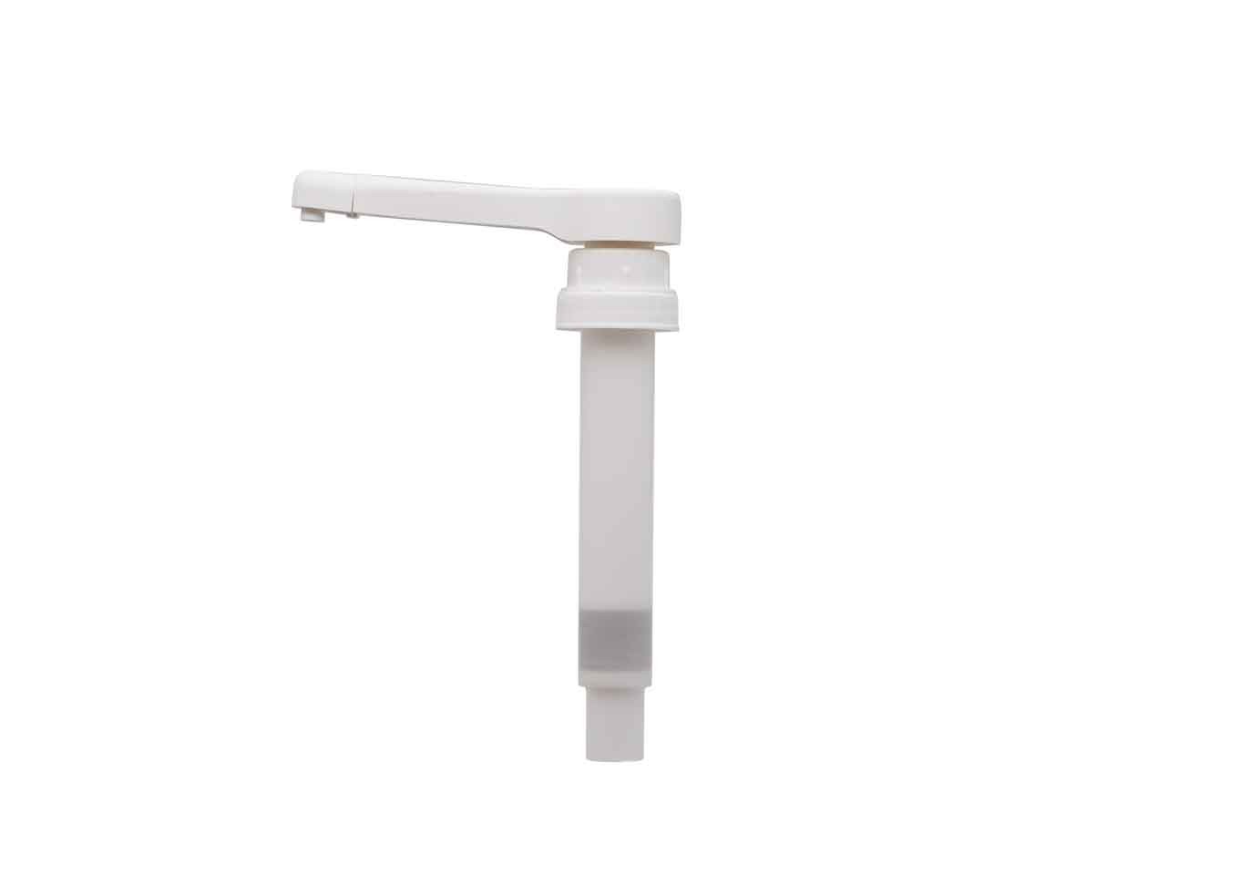 White Plastic 31/410 Food Grade Coffee Syrup Pump Long Nozzle Dispenser Pump