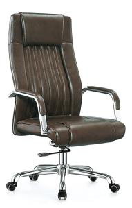 China Waterproof Tall High Back Office Chair Revolving Style For Boss High Durability wholesale