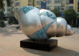 China Conch Design Contemporary Metal Garden Sculptures Excellent Corrosion Resistance wholesale
