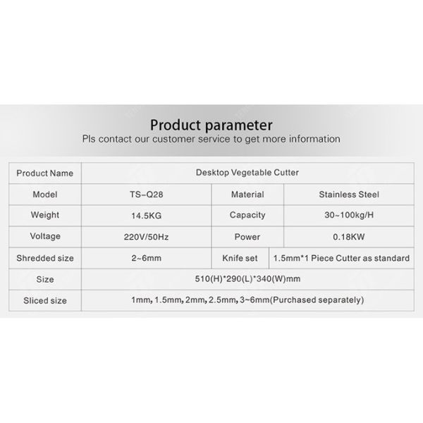 Small desktop slicing and slicing machine commercial household celery stalk vegetables cut into pieces, high yield