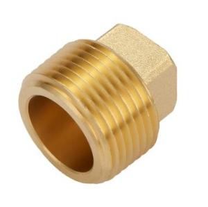 China 1/2&quot; NPT 3/4'' NPT ASME B1.20.1 Brass Pipe Fittings brass plug wholesale