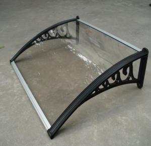 China Wear Resistant Polycarbonate Window Awnings Aluminum Alloy Frame Balcony Use wholesale