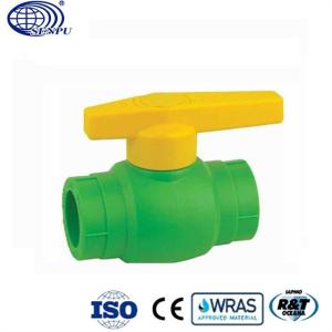 China 20mm Thickness Heat Resistance PPR Ball Valve 2 Inch Green wholesale