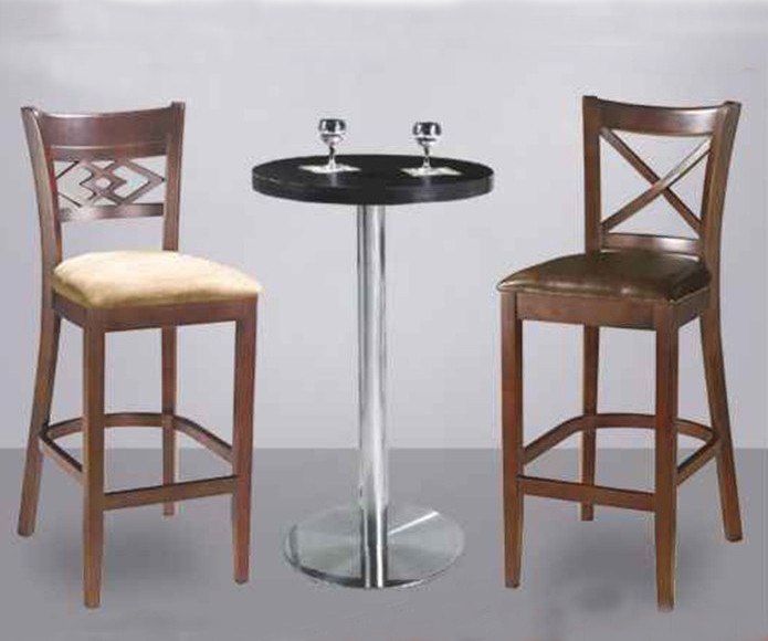 Breakfast Wooden Bar Stools With Backs Wood Counter Height Chairs 41x46x116cm