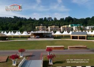 China Outside High Peak Tents With Transparent PVC Cover Customized Size wholesale