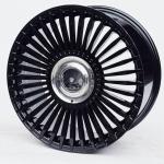 Black Machined Face Car Aftermarket Wheels 20 21 Inch Aluminum Rims TS16949
