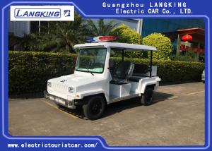 China 4 Seater Electric Golf Cart Patrol Car For Security Cruise Car With Caution Light wholesale